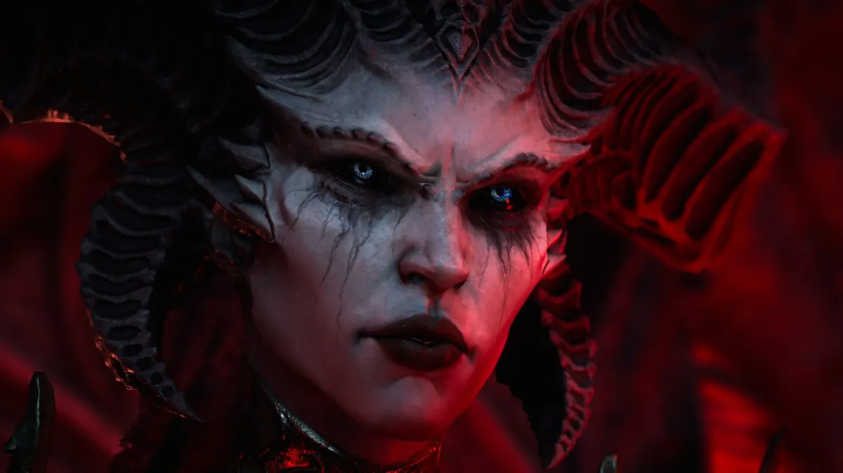 A screenshot of Lilith in Diablo 4