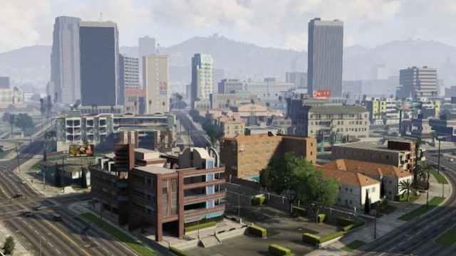 A landscape of Little Seoul city in GTA 5.