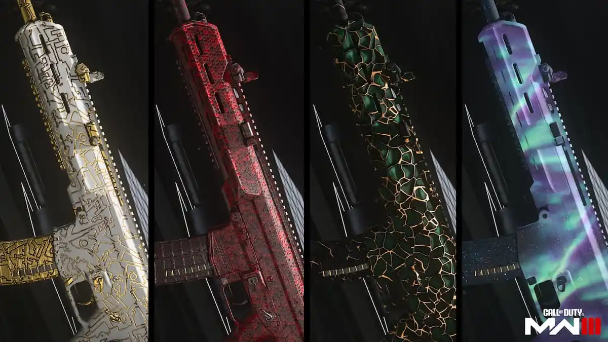 All four MW3 Zombies mastery camos