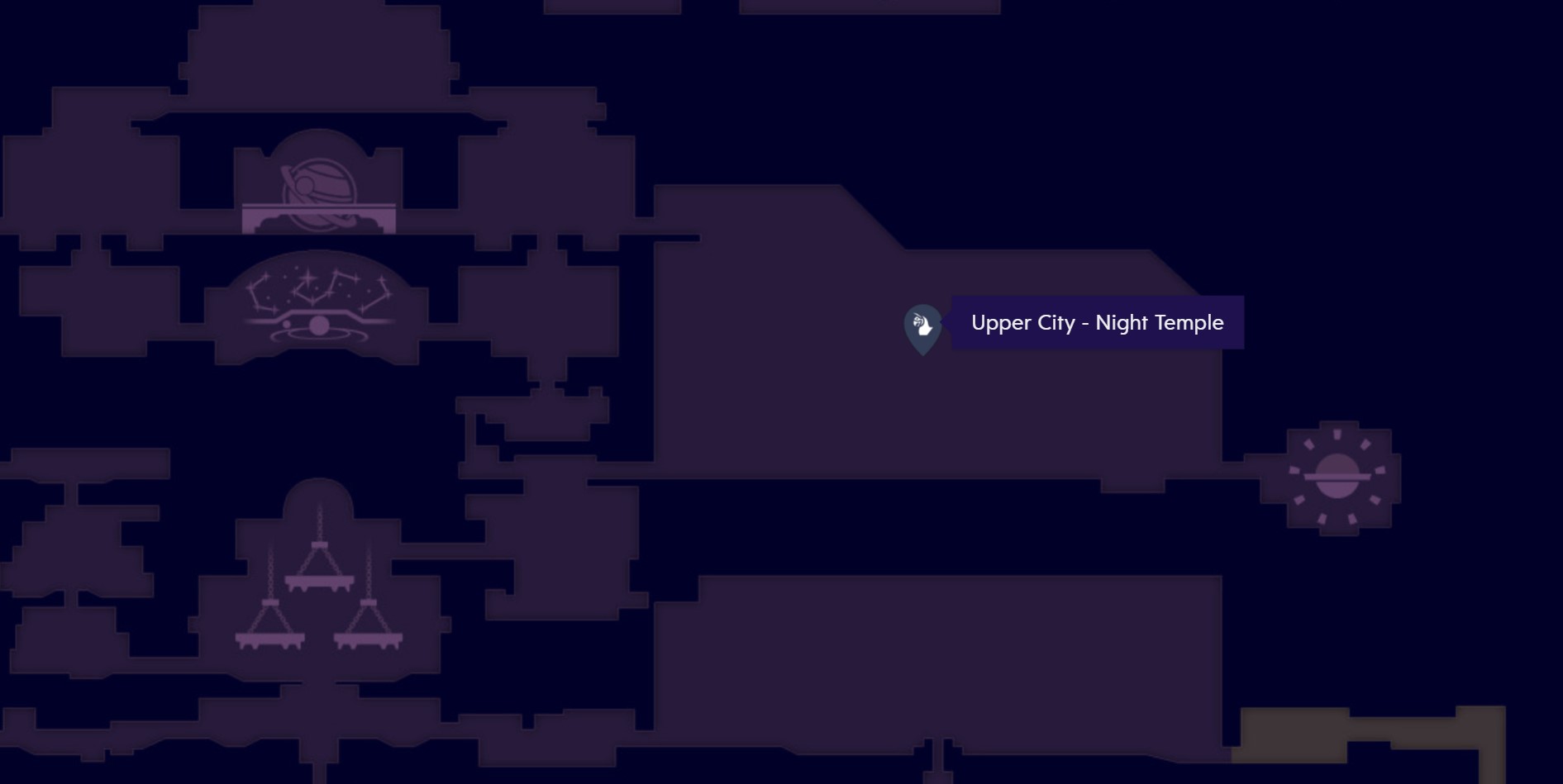 An image indicating Night Temple in the Upper City in Prince of Persia: The Lost Crown.