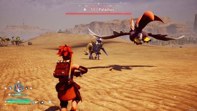 Player approaching Paladius in Palworld