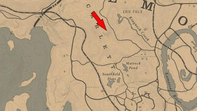 Where to find Poisonous Trail Treasure Location 1 in Red Dead Redemption 2