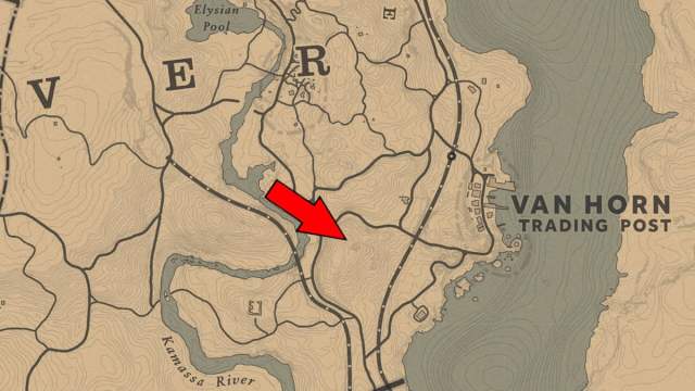 Poisonous Trail Treasure Location 2 in Red Dead Redemption 2