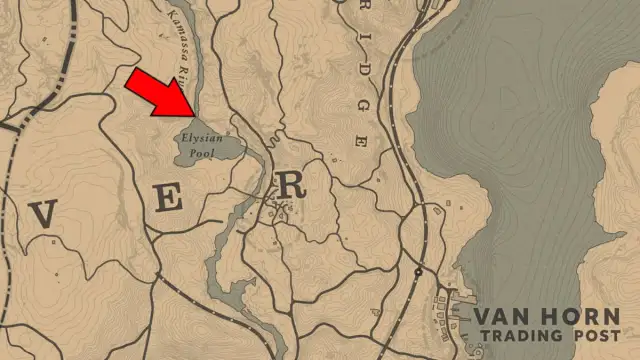 Where to find Poisonous Trail Treasure Location 3 in Red Dead Redemption 2