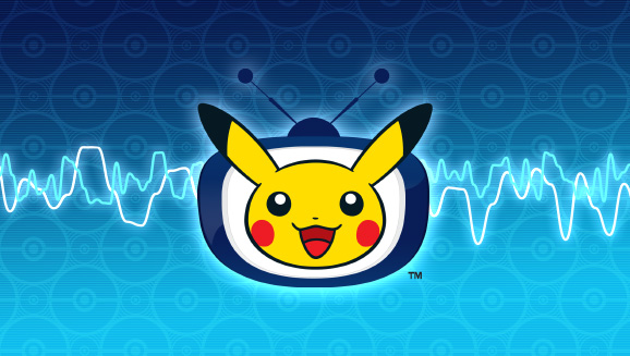 Pikachu smiling on Pokemon TV logo.