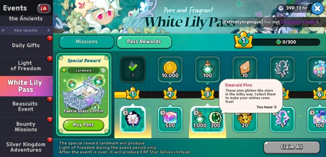White Lily Pass in Cookie Run Kingdom