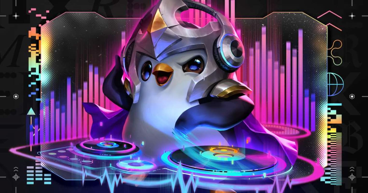 Pengu spinning tracks for TFT Set 10