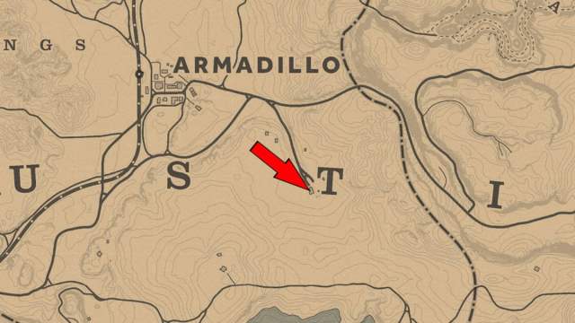 Where to find the Elemental Trail Treasure Location 3 in Red Dead Redemption 2