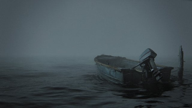 Boat in The Last of Us 2 Remastered main menu screen