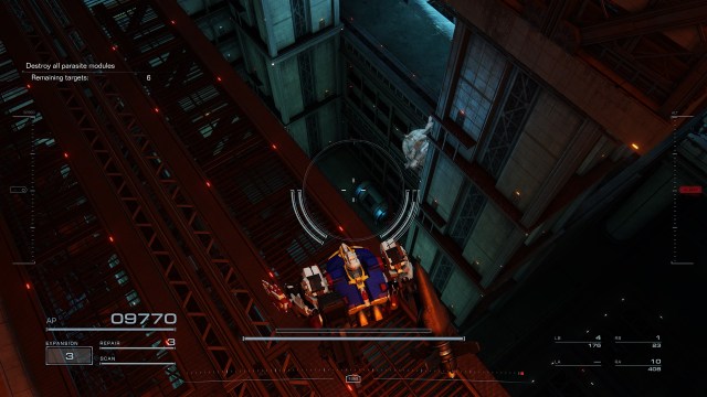 Screenshot of the location of the IB-C03W3: NGI 006 Coral Missile Launcher chest in Armored Core 6.