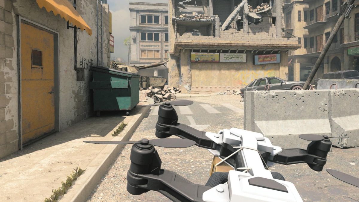 player holding breacher drone in mw3