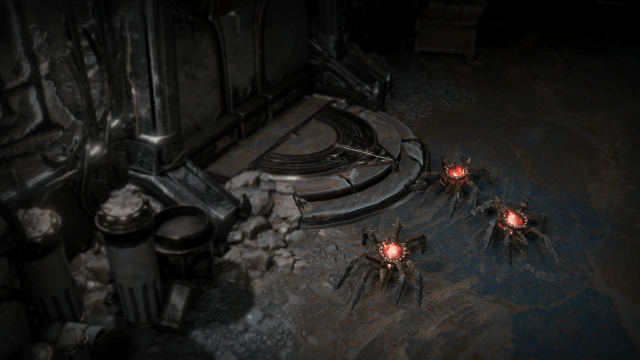 Elemental constructs inside a Vault in Diablo 4 season three.