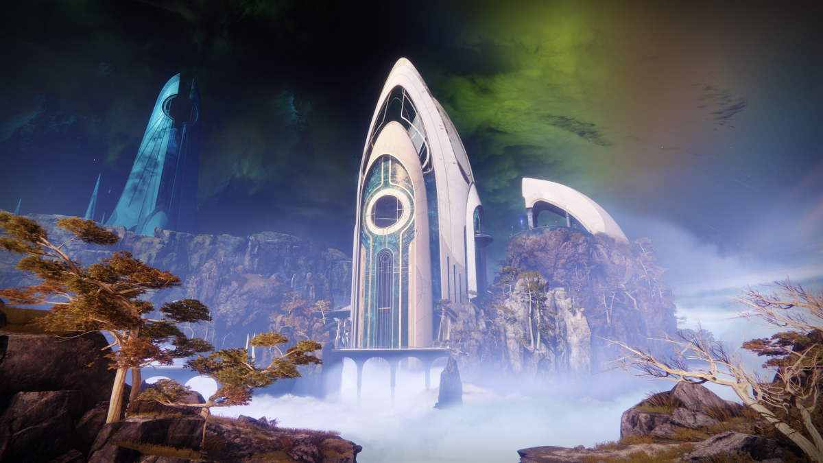 The Spine of Keres and the Oracle Engine in Destiny 2, as seen when the Curse is weak.