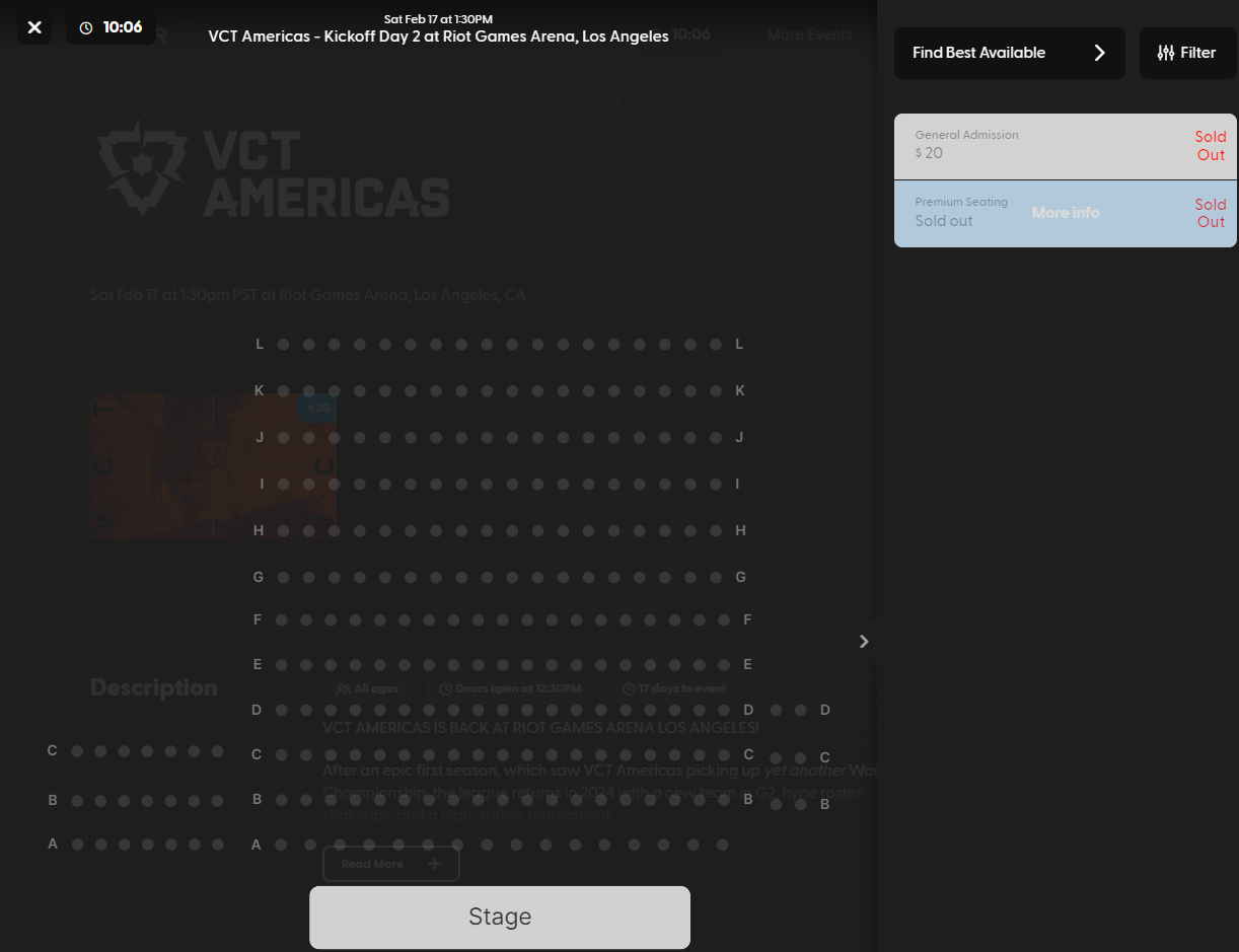 VALORANT fans snipe all tickets for VCT Americas group of death in less