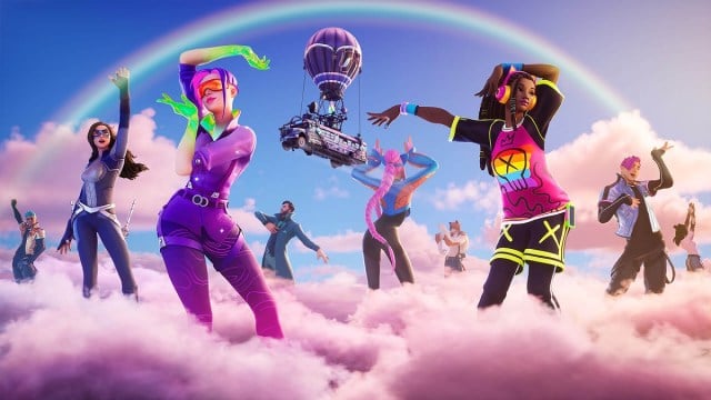 Fortnite Rainbow Royale promotional image.