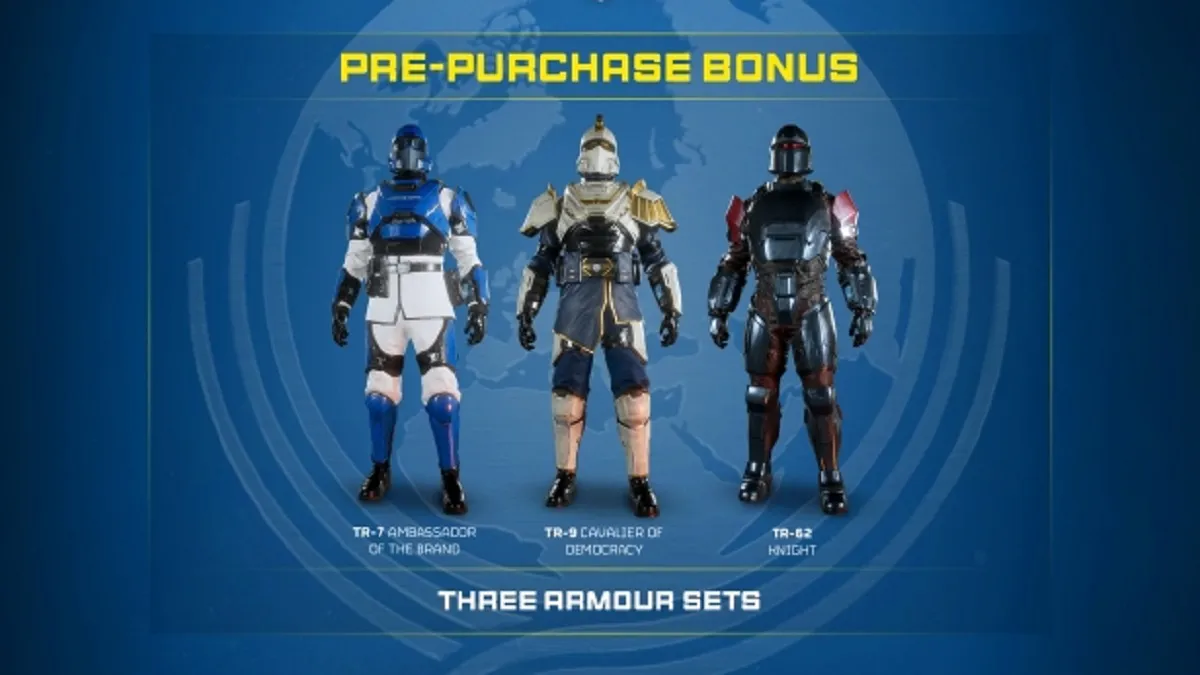 All Helldivers 2 Pre-order Bonuses