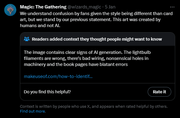 A screenshot of a Tweet thread including a Community Note.