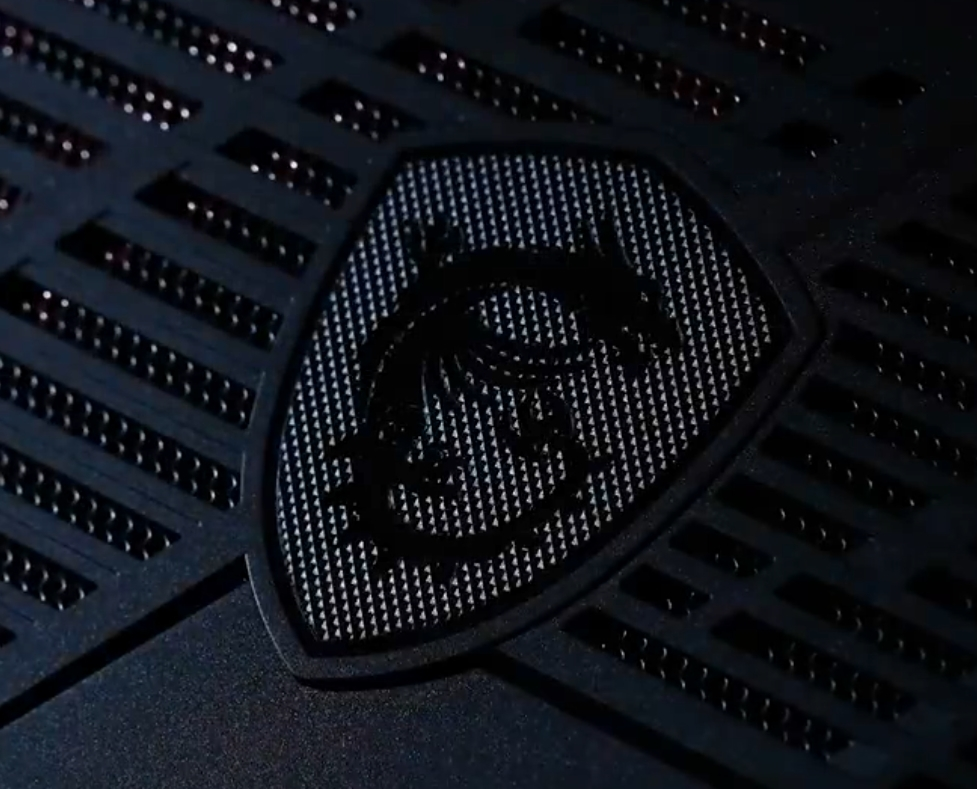 An image of the MSI Gaming logo from MSI's teaser on Jan. 4, 2024.