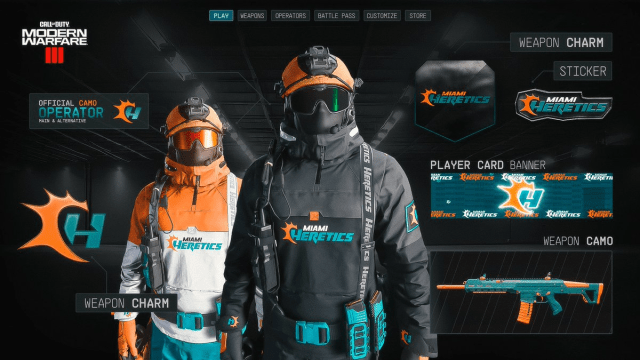 Miami Heretics CDL skins