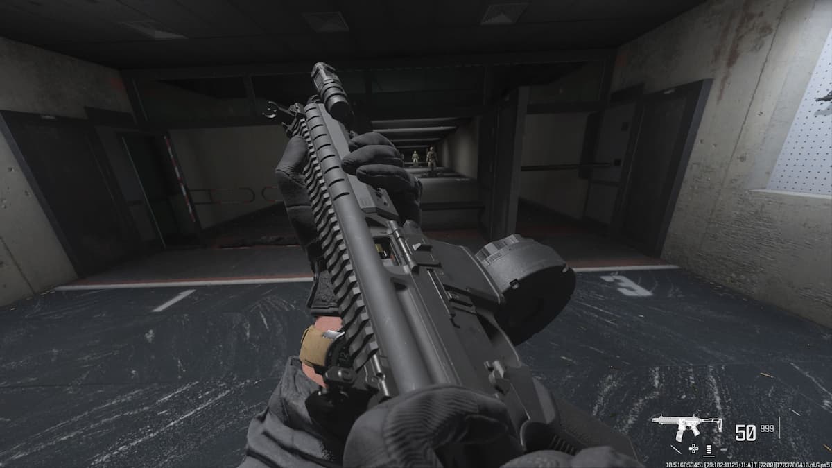 BAS-P in MW3 Warzone firing range