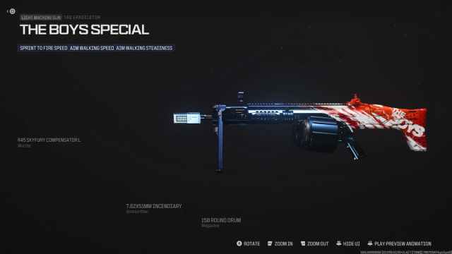 The Boys Special LMG in MW3