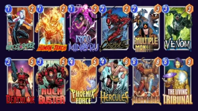 Marvel Snap Hercules Phoenix Force deck