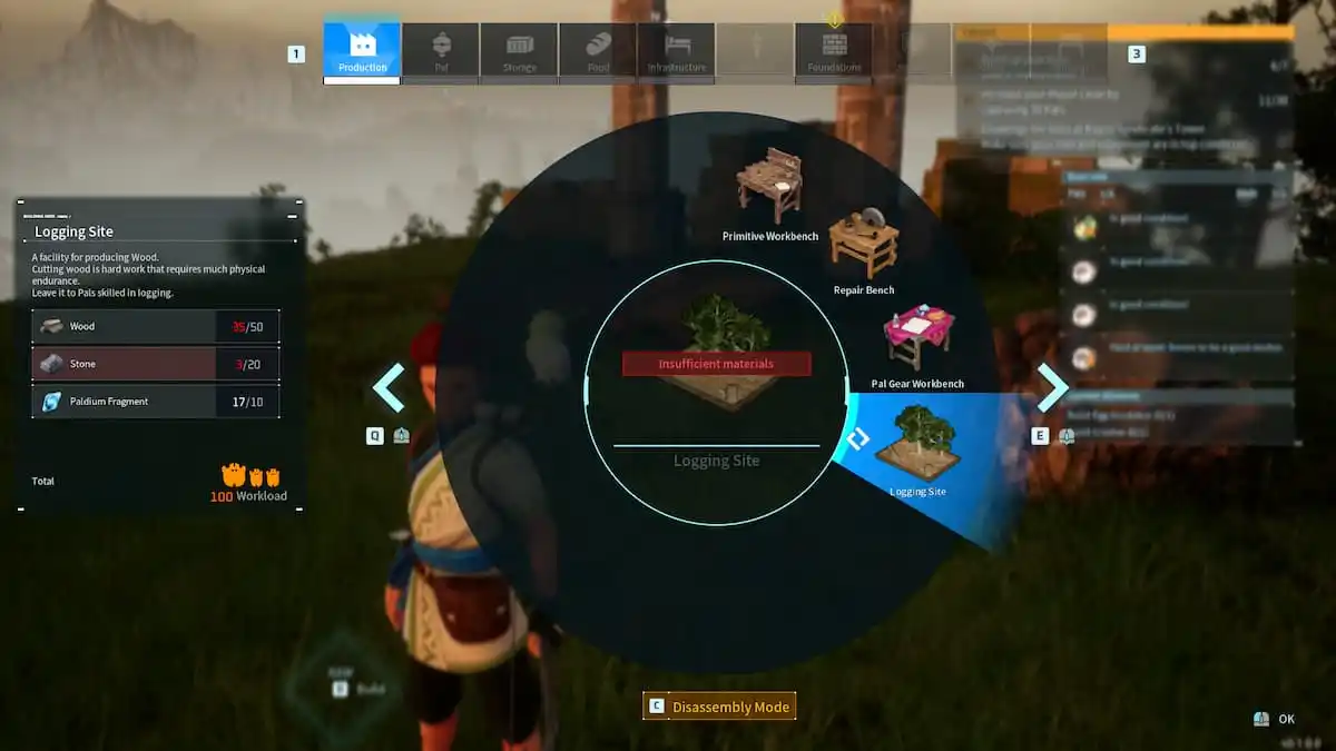 How to get a Logging Site in Palworld - Dot Esports