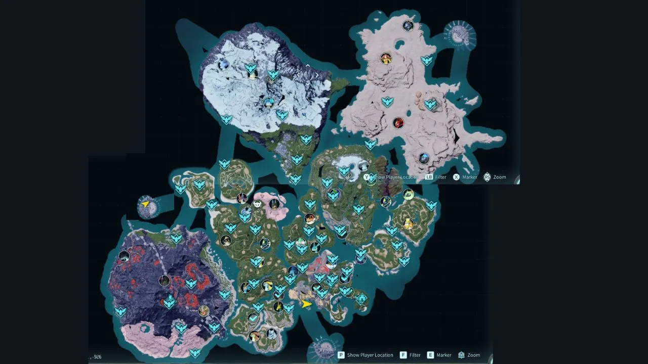 Palworld Full Map 