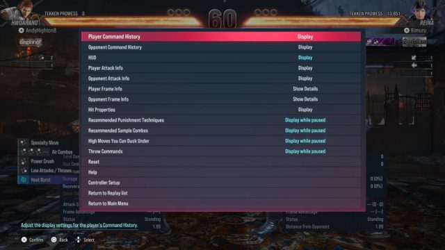 display prompts for achievement in tekken 8