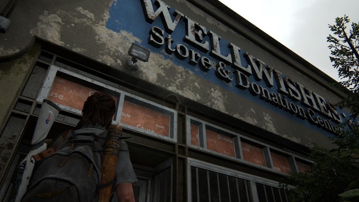 The Wellwishers storefront in The Last of Us 2.