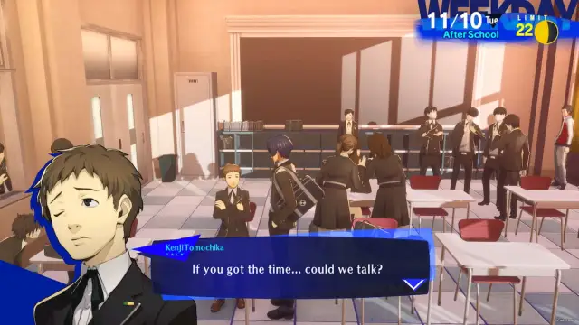 All Kenji Tomochika Social Link answers in Persona 3 Reload