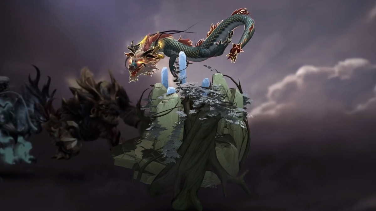 Ancient Dragon King cosmetic in Dota 2.