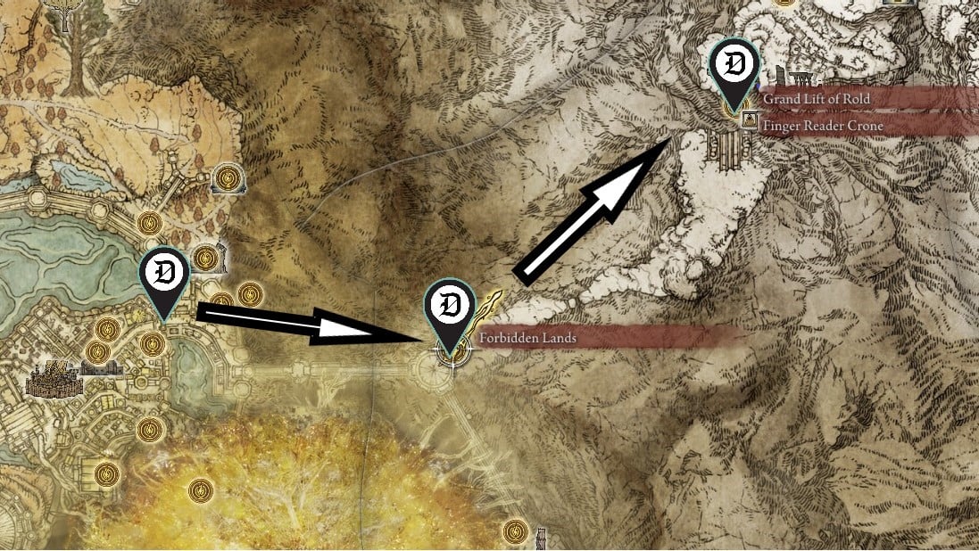 How To Get To The Mountaintop Of The Giants In Elden Ring   Elden Ring Path To The Grand Lift 