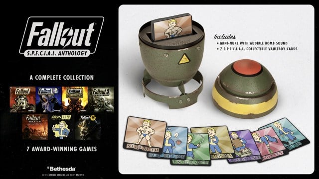 Items contained in Fallout anthology edition.