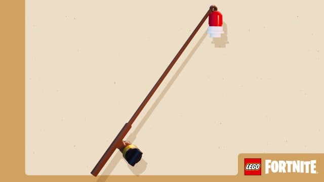 A Fishing Rod in LEGO Fortnite