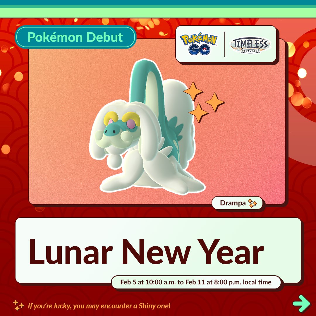 Pokémon Go Lunar New Year Dragons Unleashed event guide All bonuses