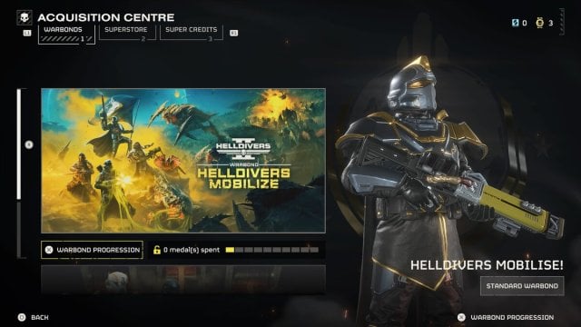 Helldivers Mobilize battle pass in Helldivers 2