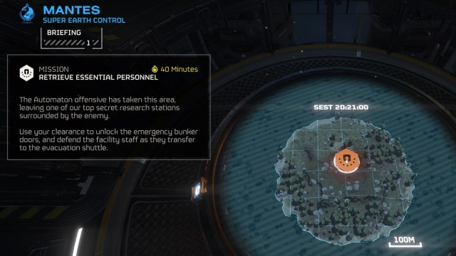 Retrieve Essential Personnel mission summary in Helldivers 2
