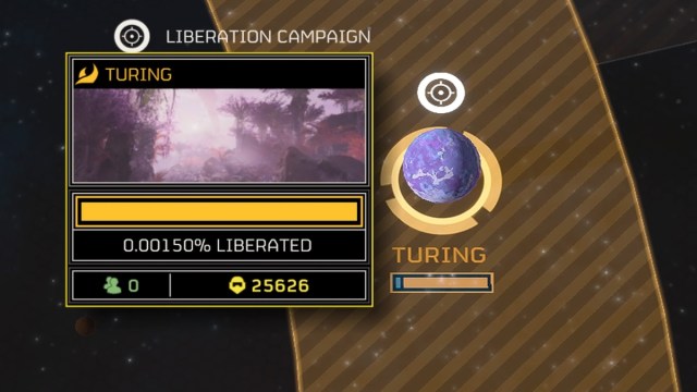 Turing planet in Helldivers 2