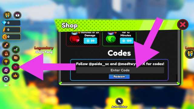 How to redeem codes in Anime Fantasy Simulator