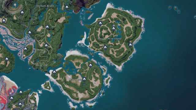 Dungeons located in the Marsh Island and Eastern Wind Island.