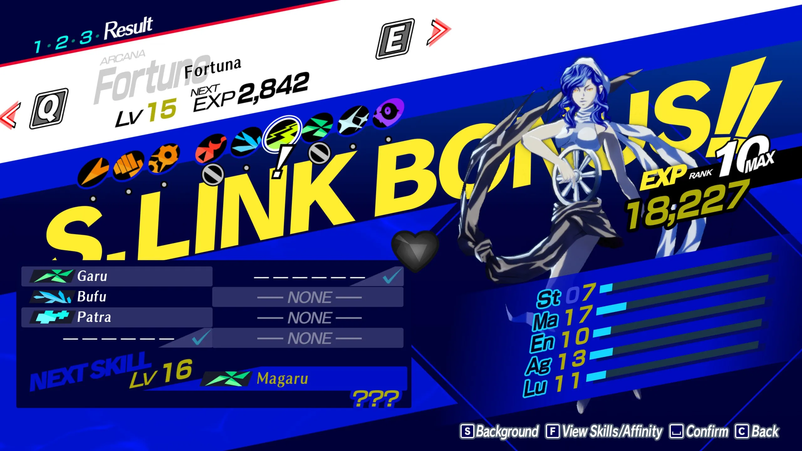 An image of the Special Fusion Fortuna in Persona 3 Reload.