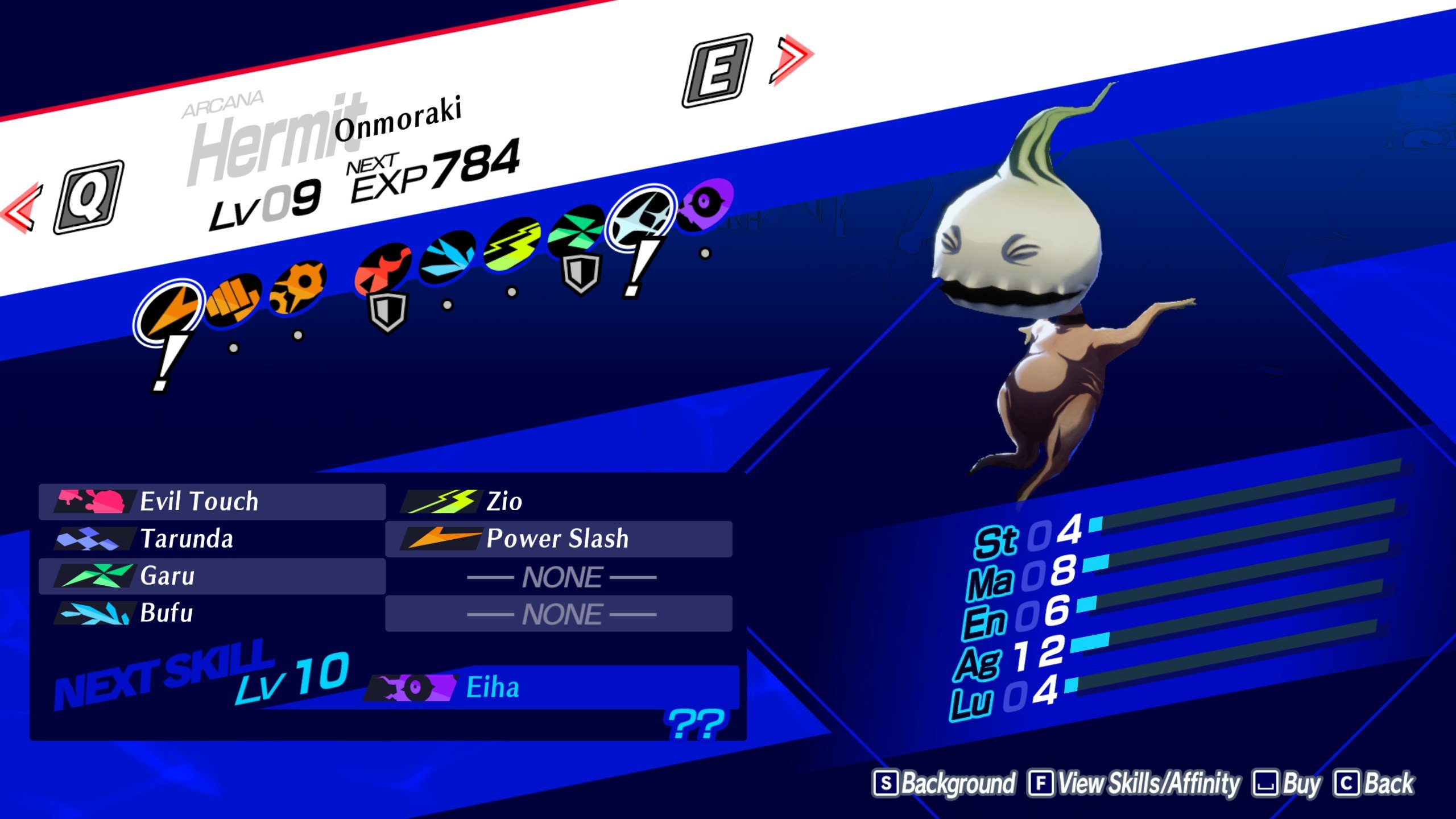 An image showcasing the Hermit Arcana in Persona 3 Reload.