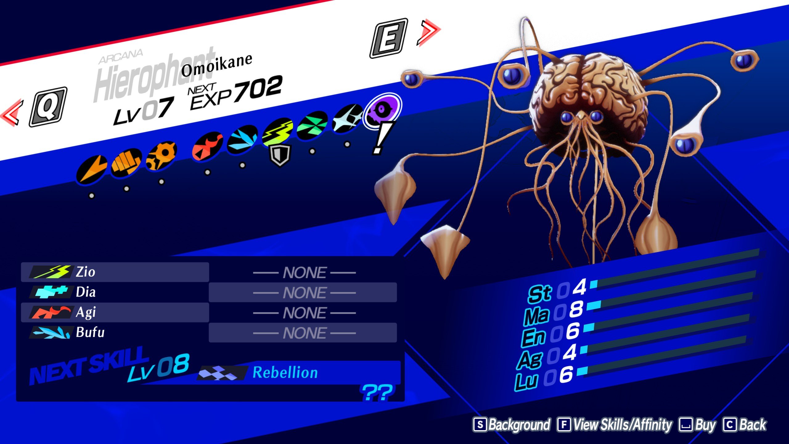 An image showcasing the Hierophant Arcana in Persona 3 Reload.