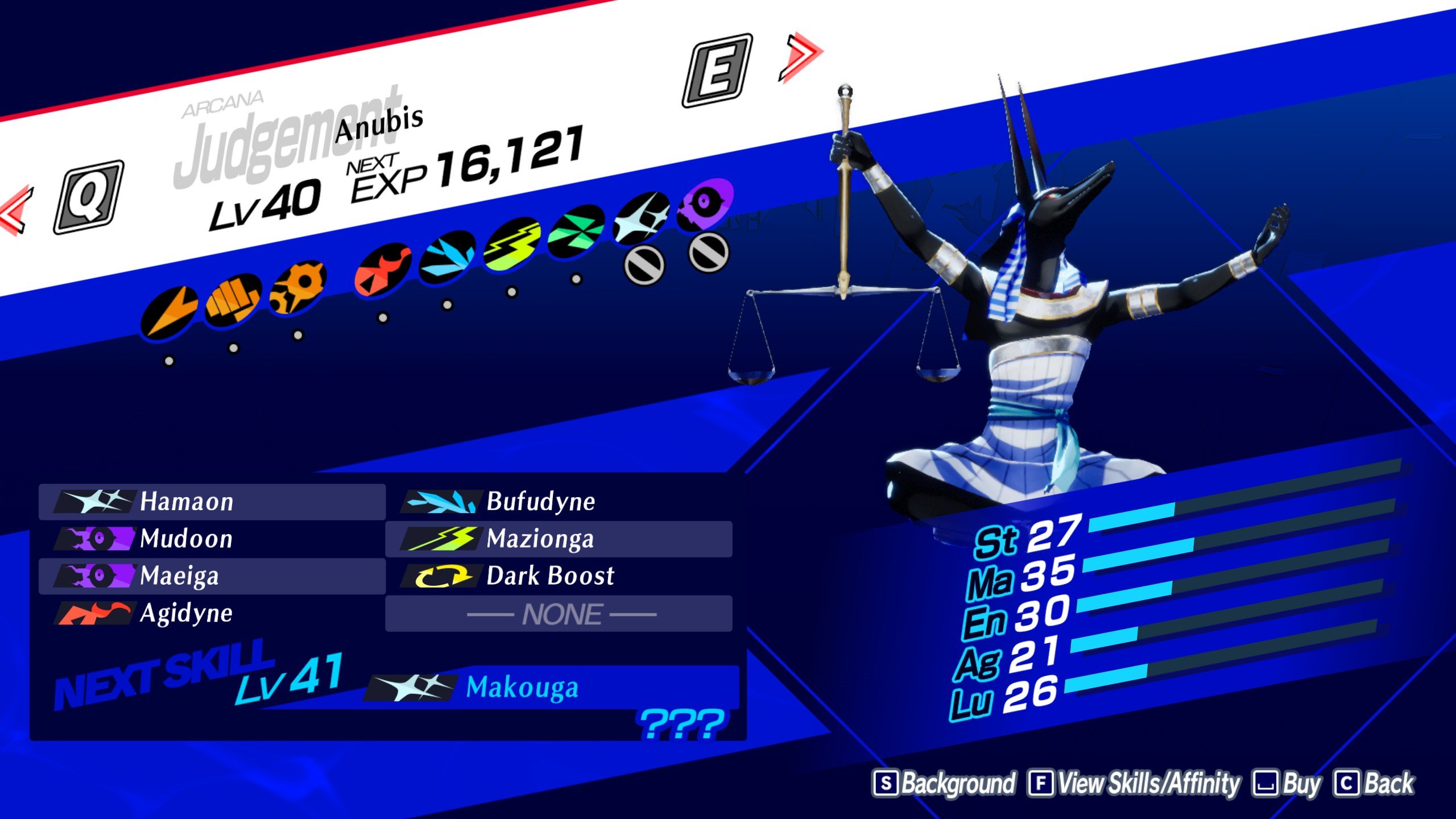 An image showcasing the Judgement Arcana in Persona 3 Reload.