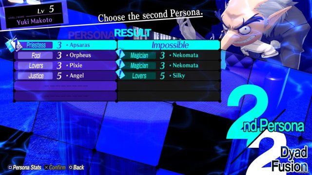 Fuse two personas together in Persona 3 Reload