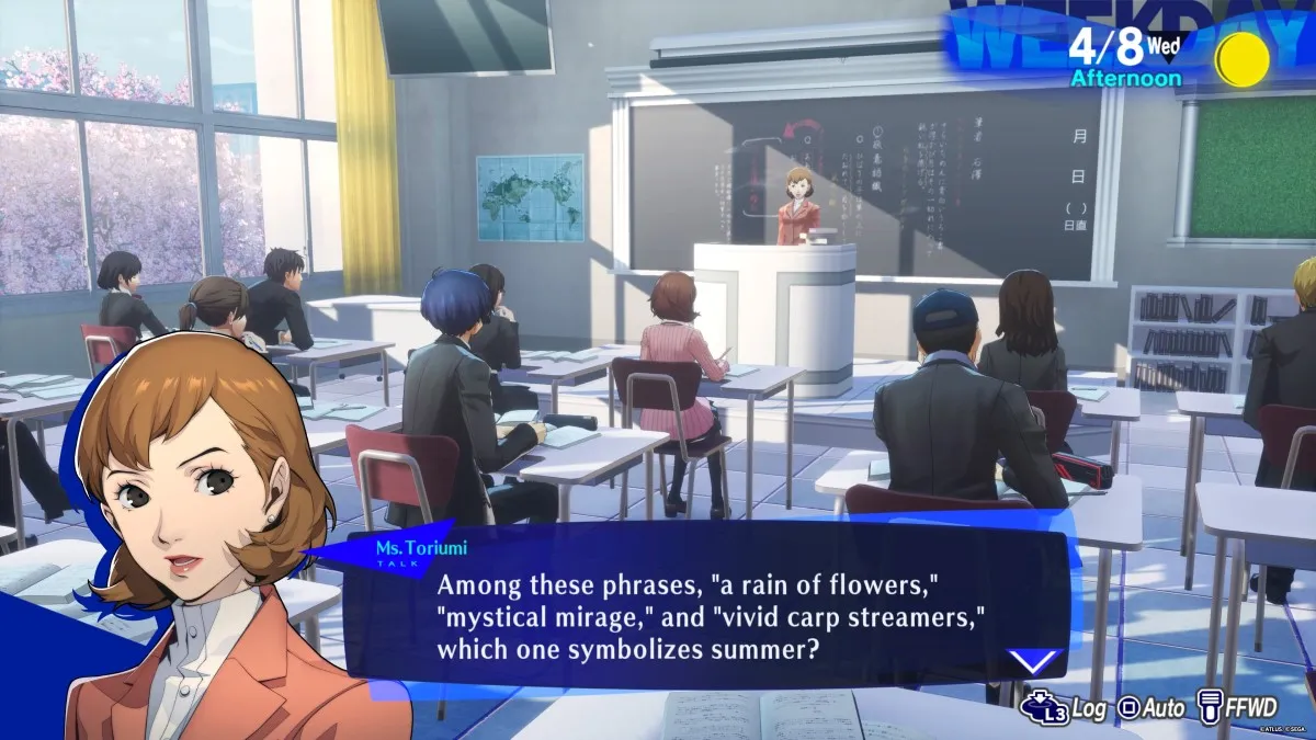 Persona 3 Reload: What phrase symbolizes summer? - Dot Esports