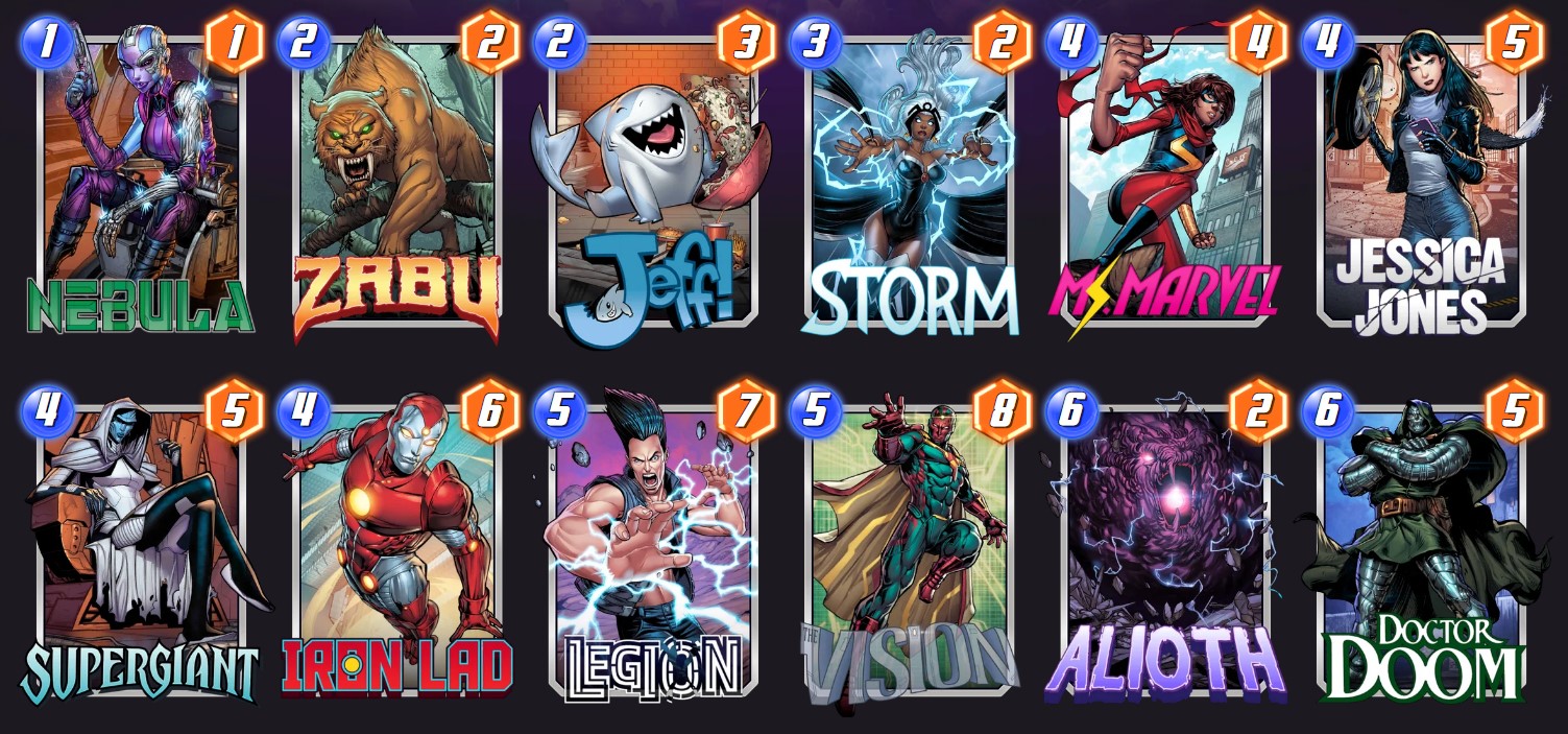 Best Supergiant decks in Marvel Snap