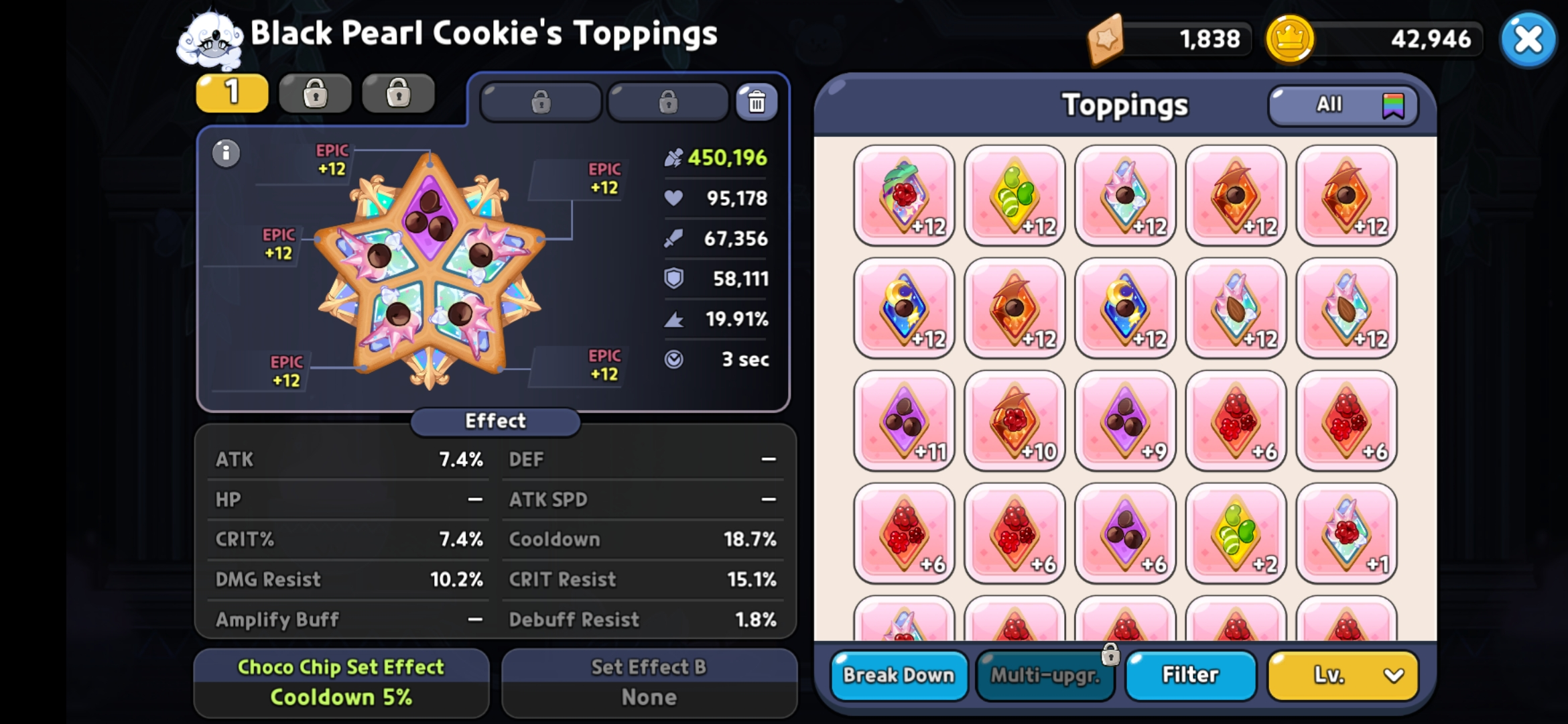 Best Black Pearl Cookie toppings in Cookie Run Kingdom