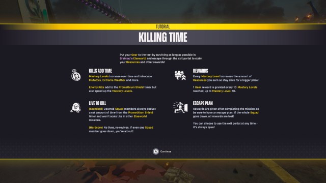 A description of Killing Time Missions in Suicide Squad: Kill the Justice League.